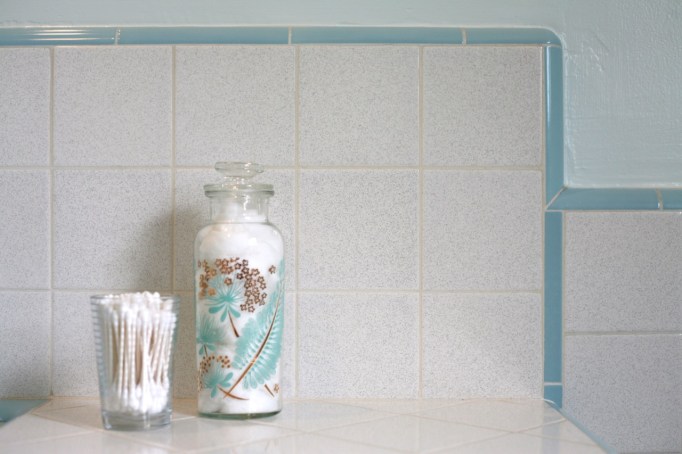 vintage tile salt pepper fleck