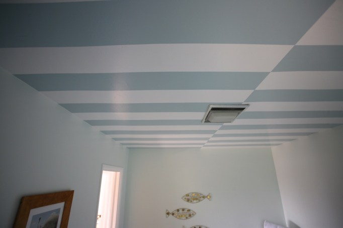 cabana stripes ceiling