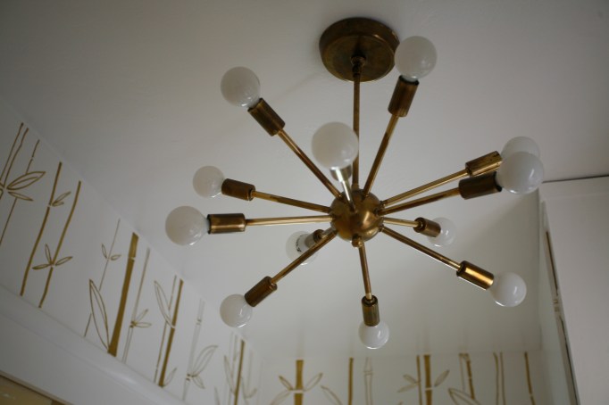 mid century sputnik light