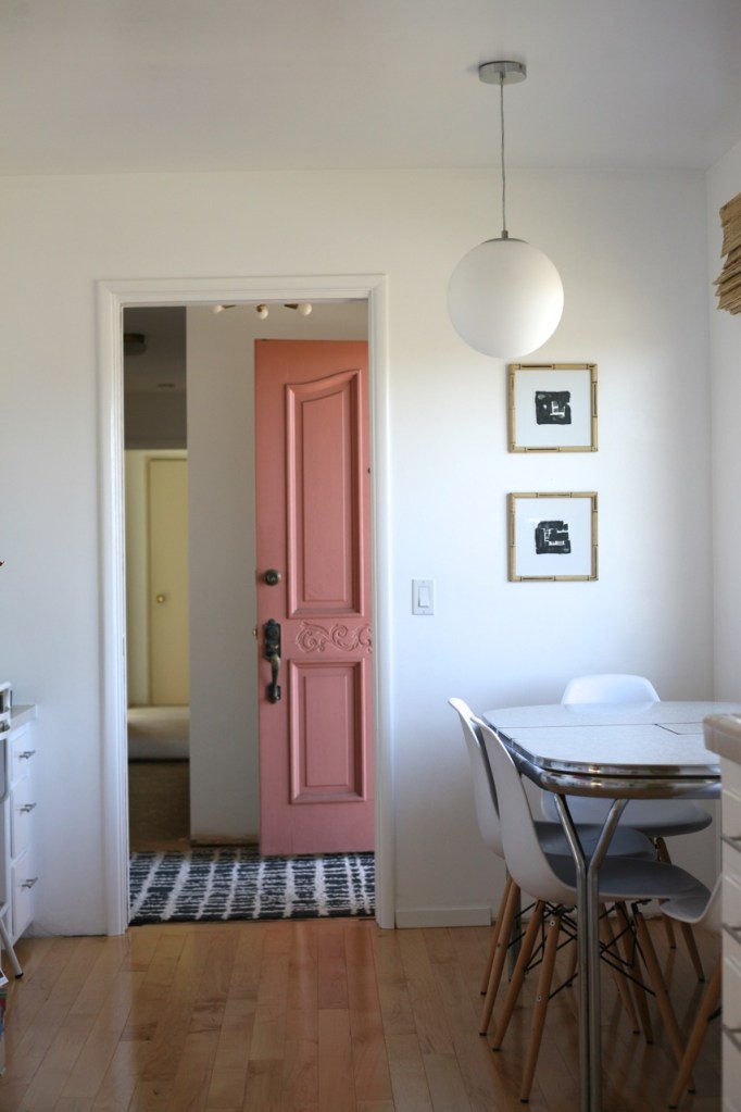 globe light kitchen eames chairs
