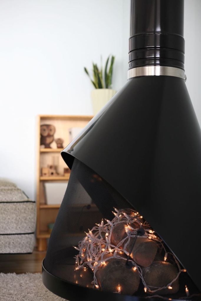 Vintage Mid Century Retro Malm Preway Fire Place FIreplace freestanding 60's 70's