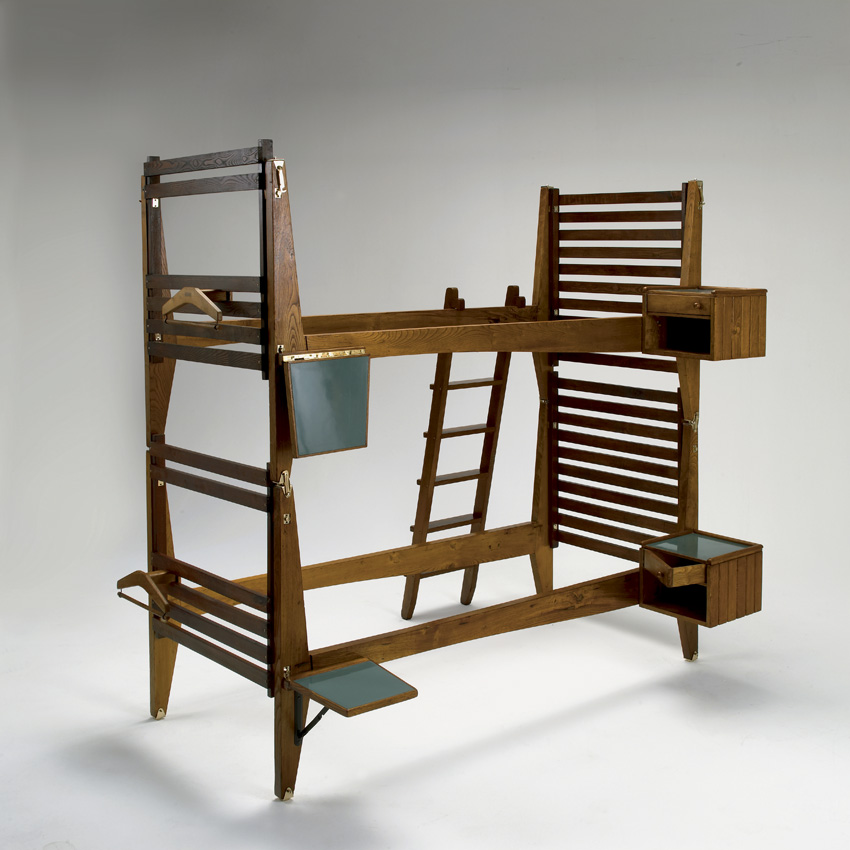 danish modern bunk bed carlo mollino vintage mid century