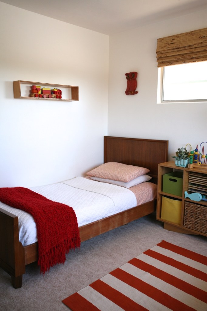 Danish modern bed kids room owl