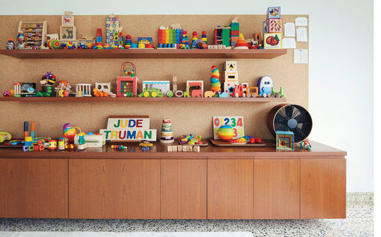 martha stewart magazine alexis children kids room shelves wood toys