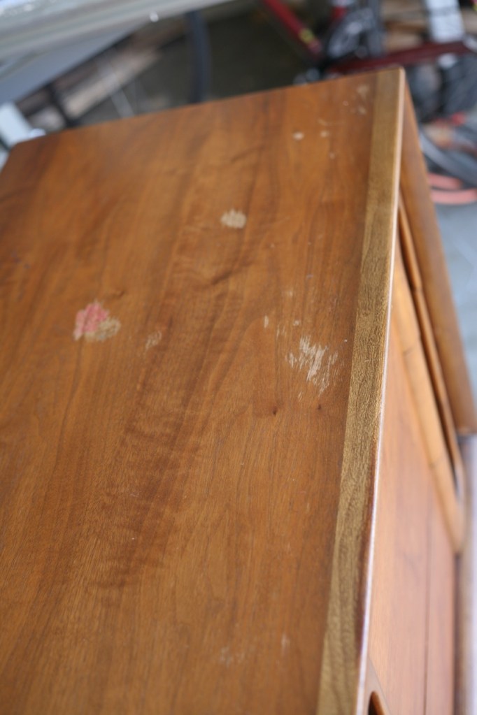 Howards Restore A Finish Vintage Mid Century Lane Dresser Walnut 