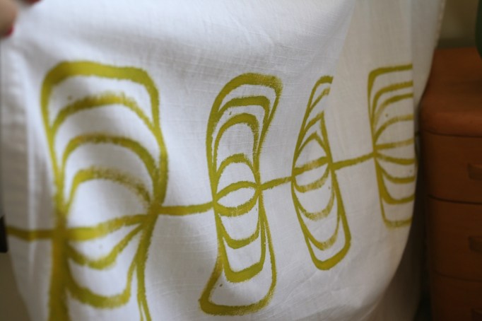 DIY Painted Printed Curtains Drapes Ikea