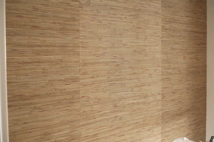 Grasscloth Grass Cloth Wallpaper How to hang install DIY panels seams