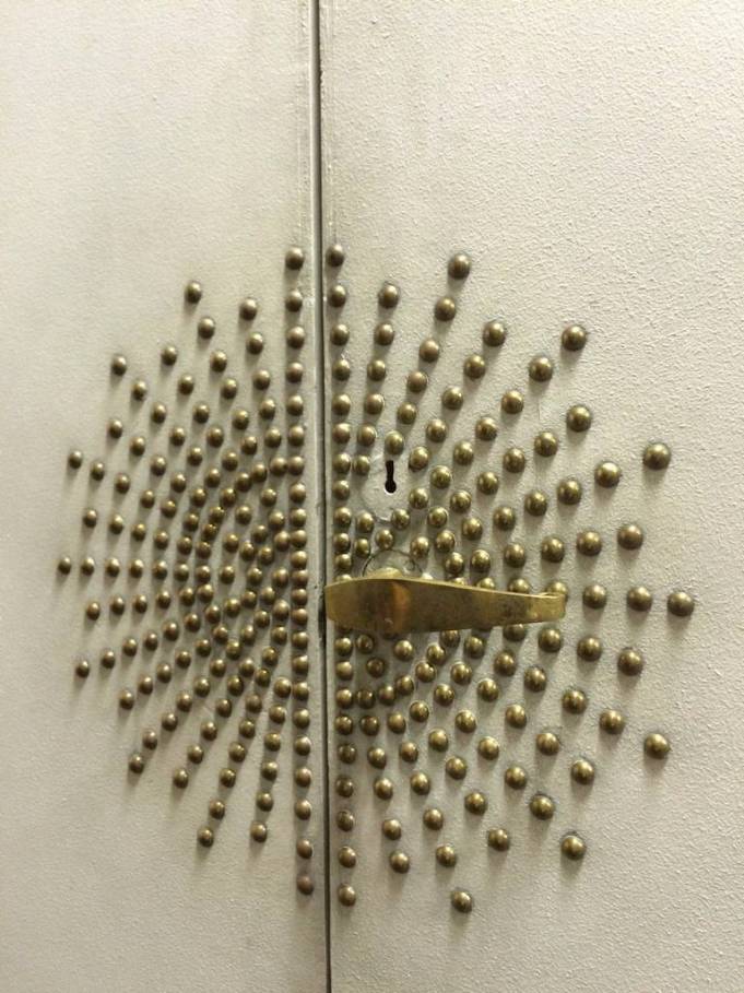 Jean Royere nailed door 1st dibs mid century