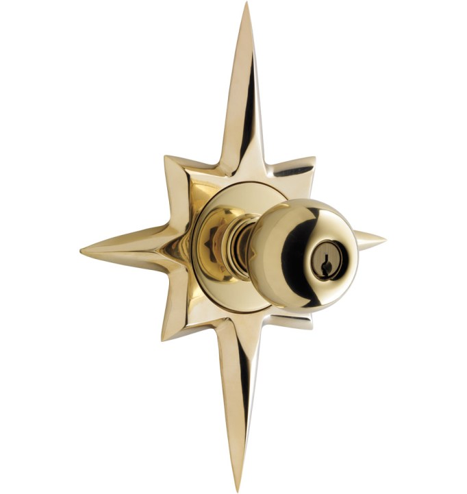 Rejuvenation TITAN mid-century escutcheon door