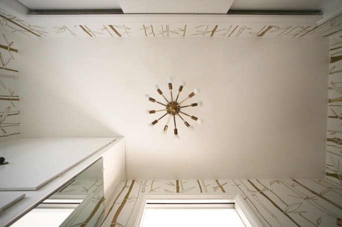 mid century sputnik light closet