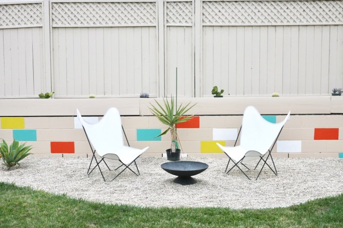 mid century desert modern landscape