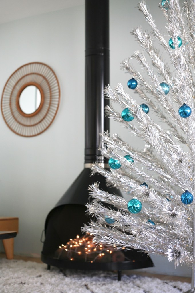 mid century christmas aluminum tree