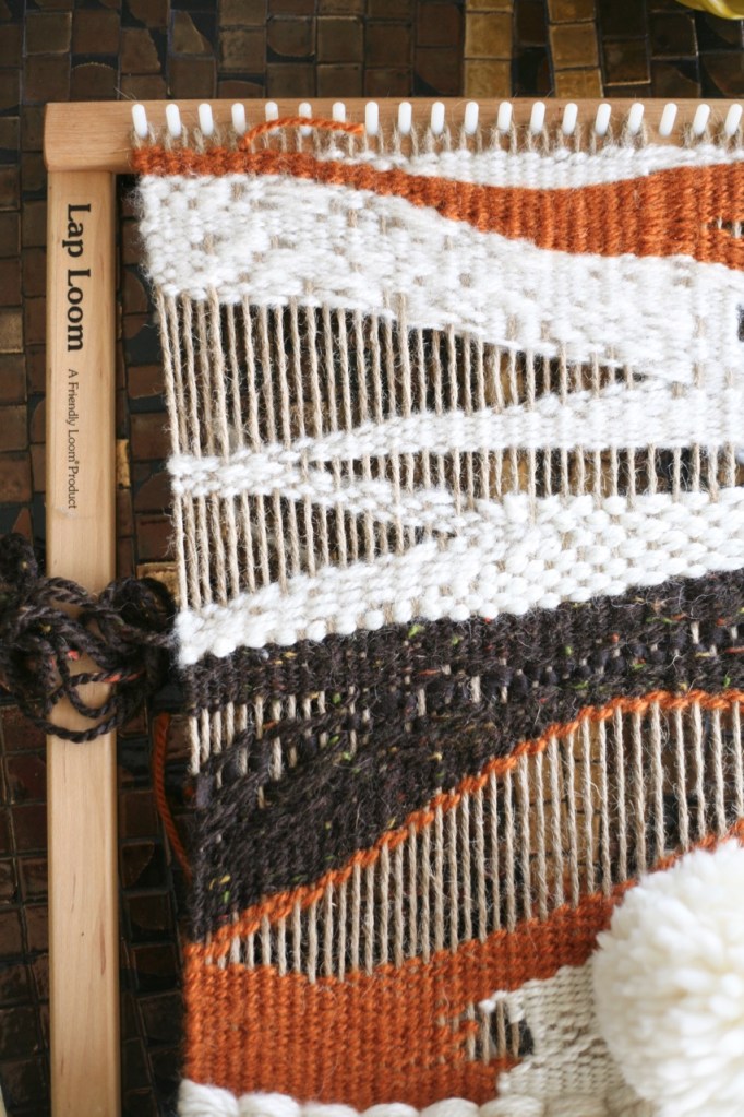 diy weaving lap loom