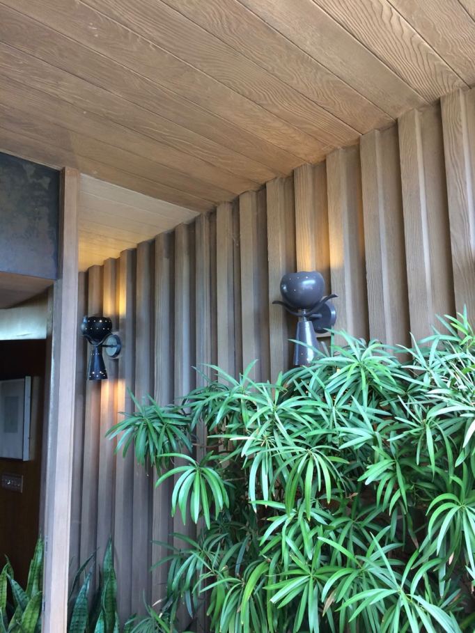 Edris House front door sconce light entry porch