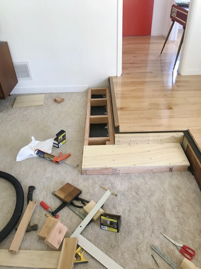DIY Mid Century Walnut Room Divider – SUBURBAN POP