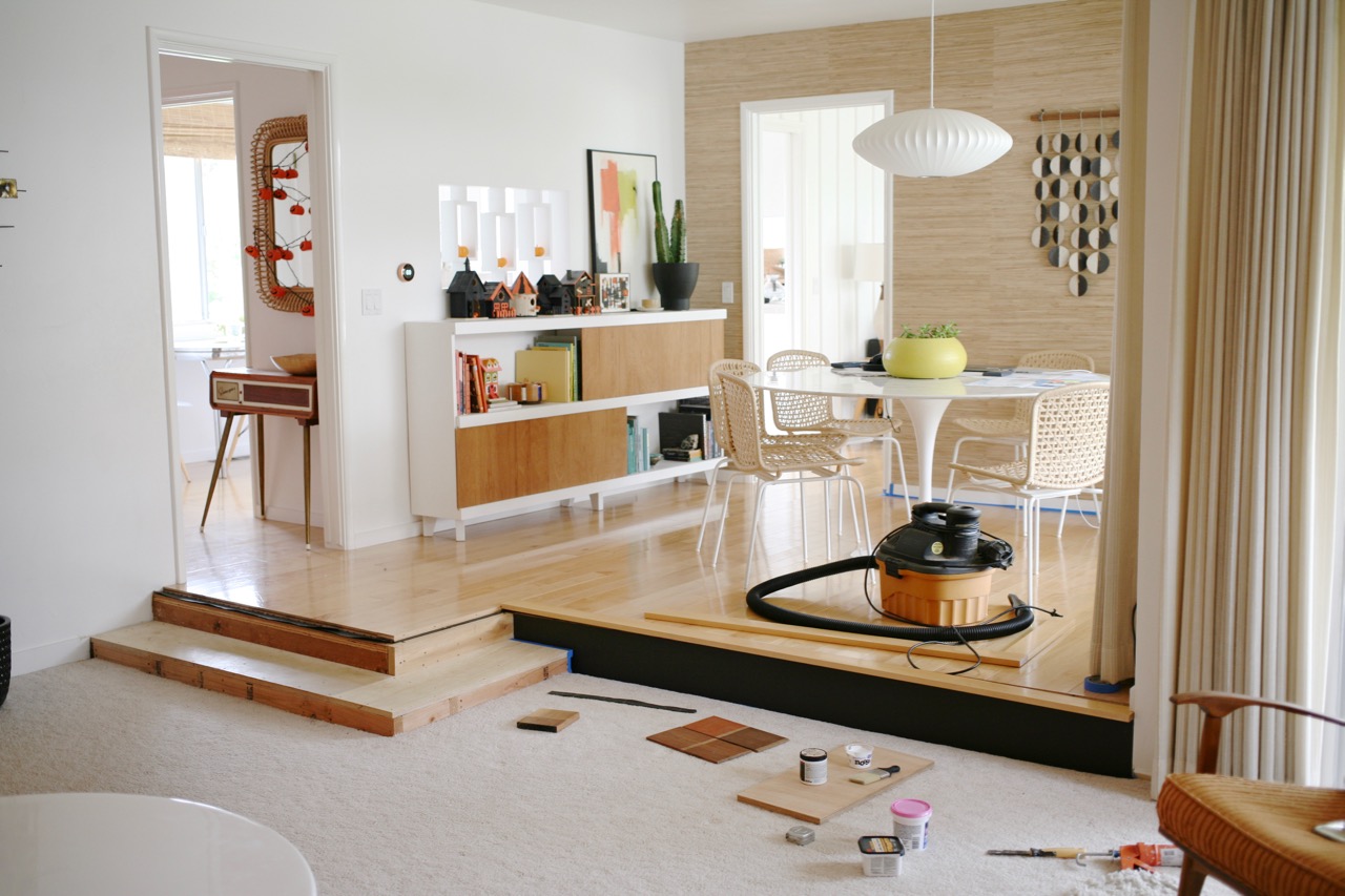 DIY Mid Century Walnut Room Divider – SUBURBAN POP