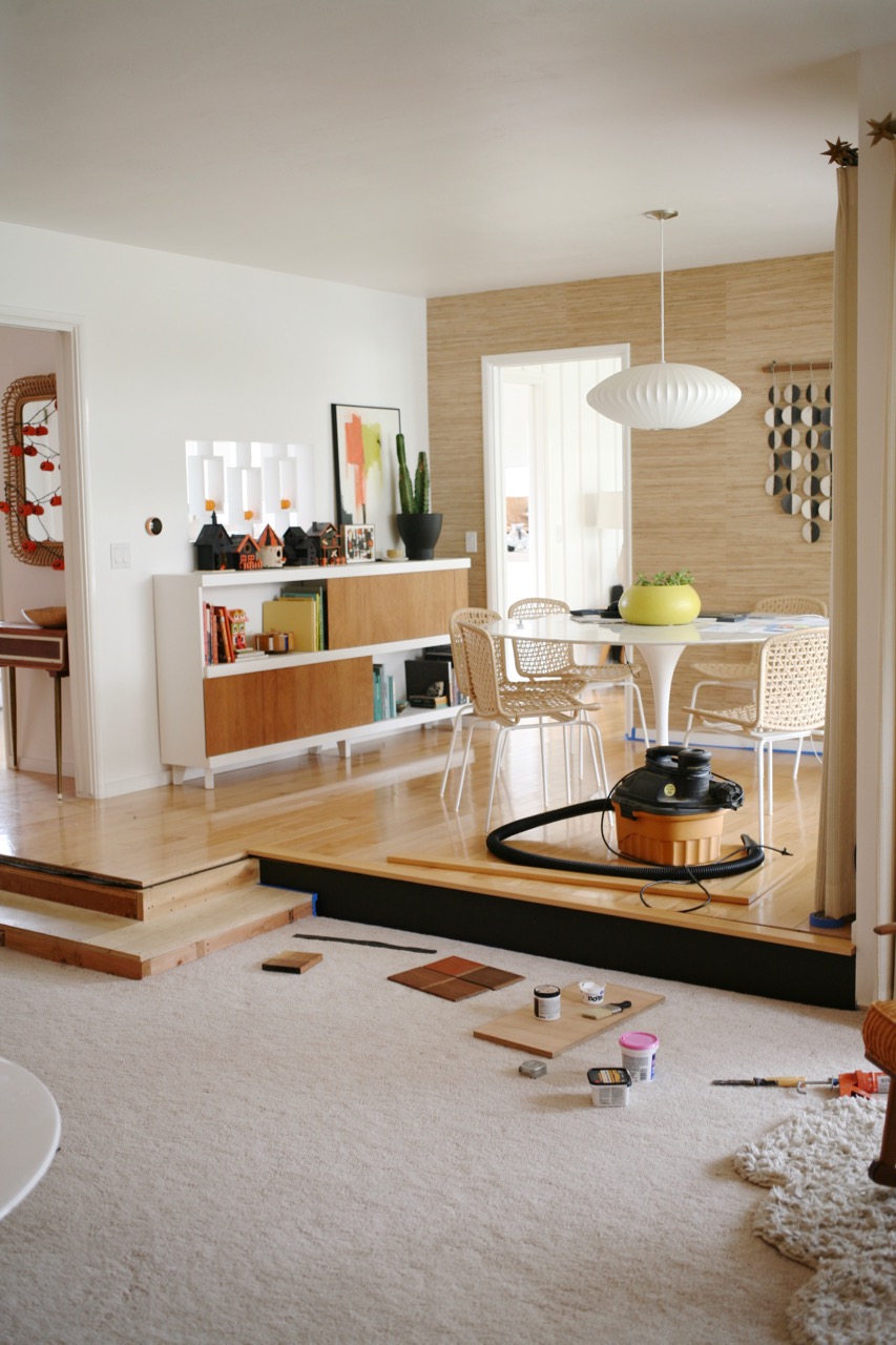 DIY Mid Century Walnut Room Divider – SUBURBAN POP