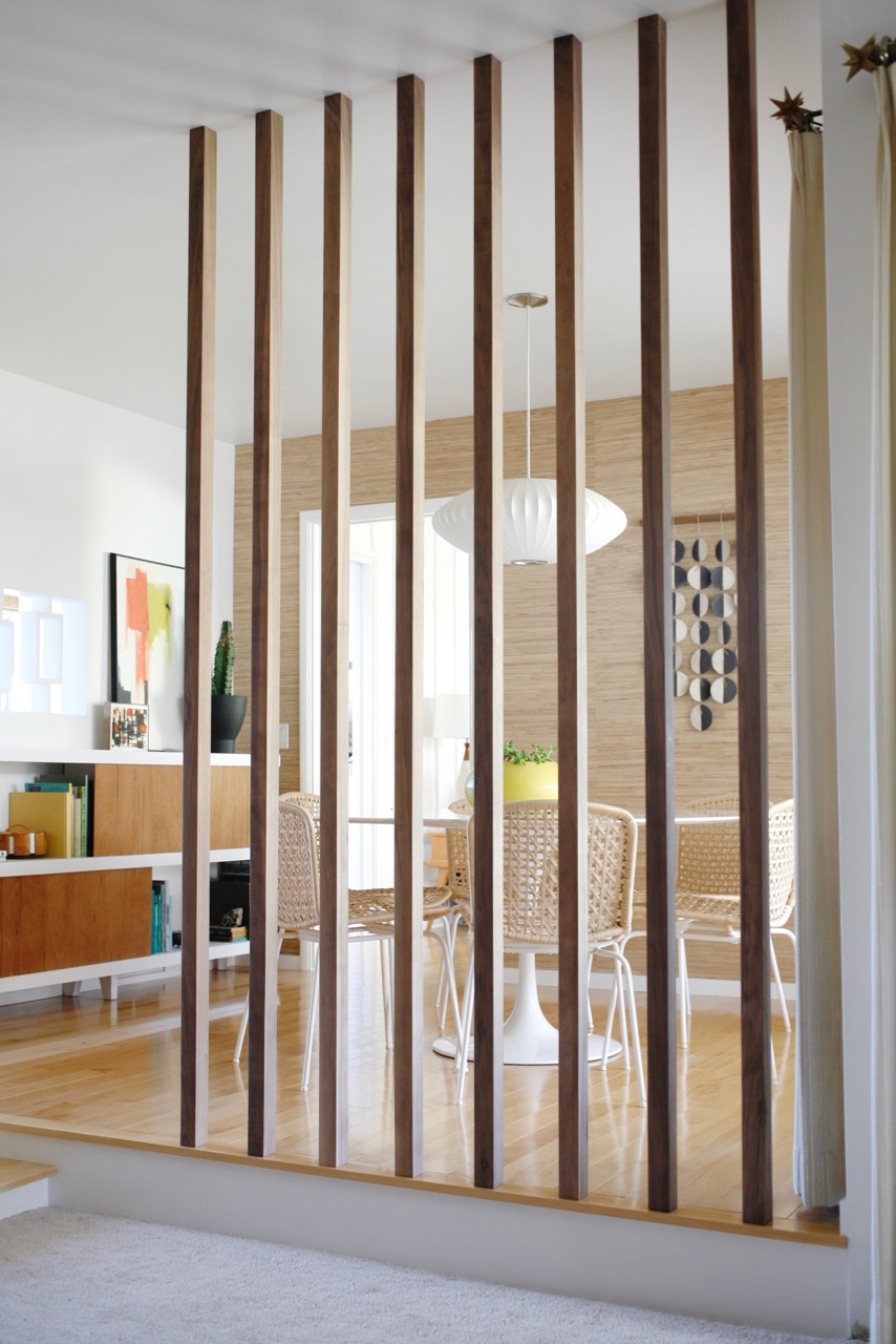 DIY Mid Century Walnut Room Divider – SUBURBAN POP
