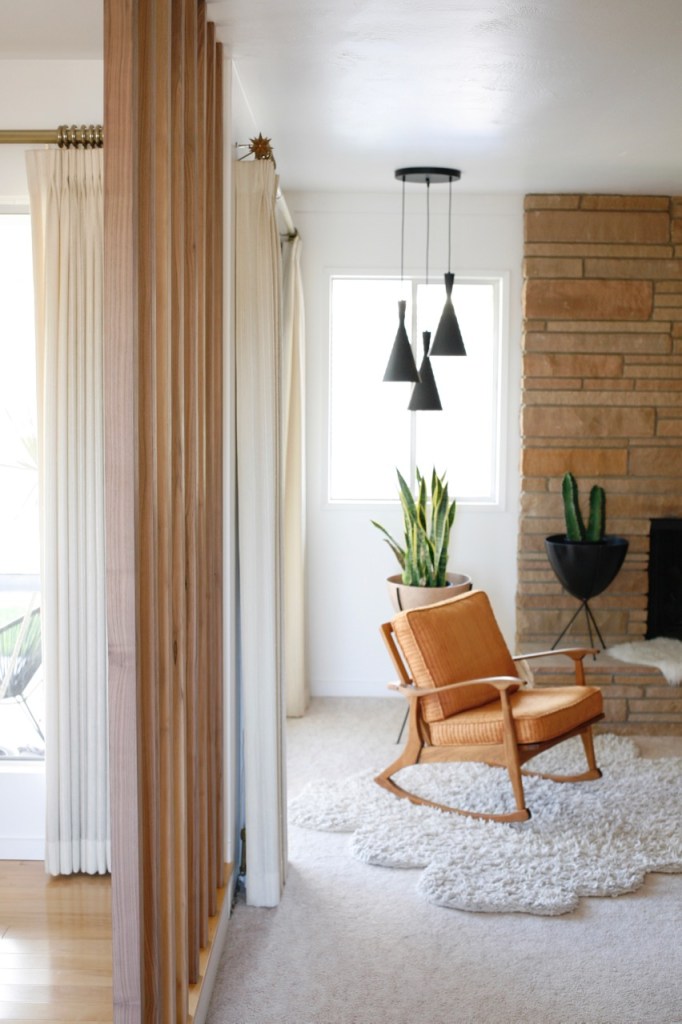 DIY Mid Century Walnut Room Divider – SUBURBAN POP