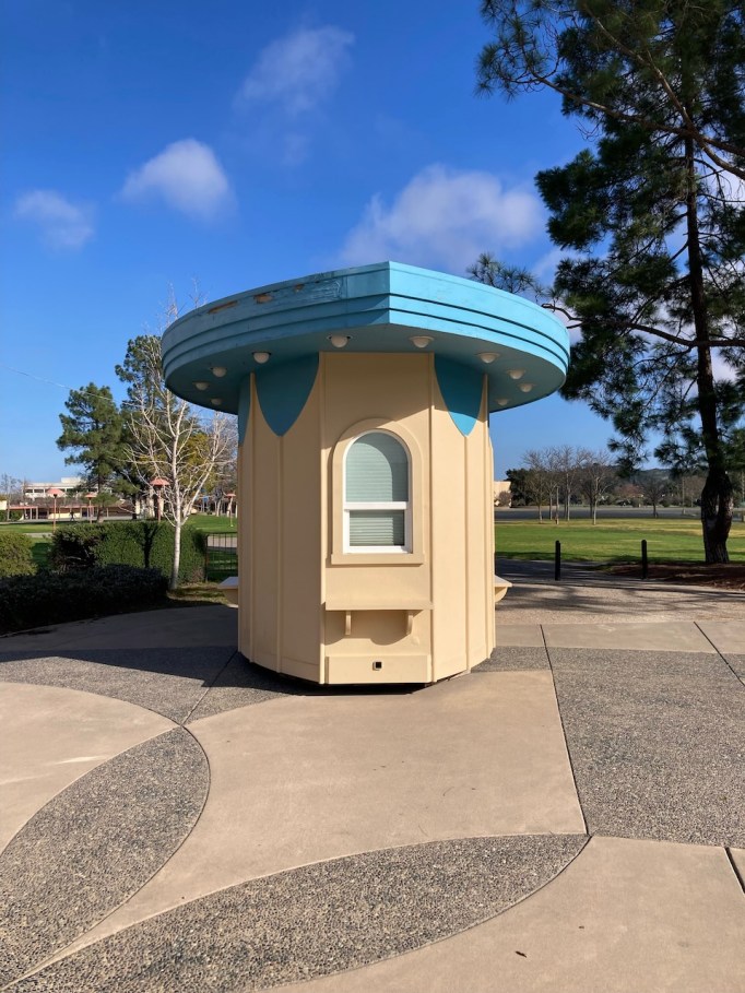 Marin Civic Center Frank Lloyd Wright Auditorium ticket booth